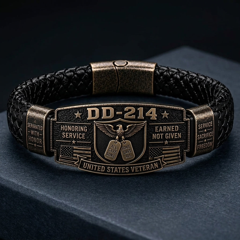 DD-214 Veteran Honor Bracelet