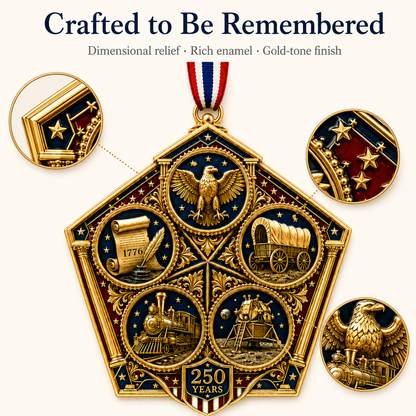 🎉🇺🇸Limited Edition 🔥 2026 America 250th Anniversary Heritage Journey Christmas Ornament 🇺🇸🎄✨