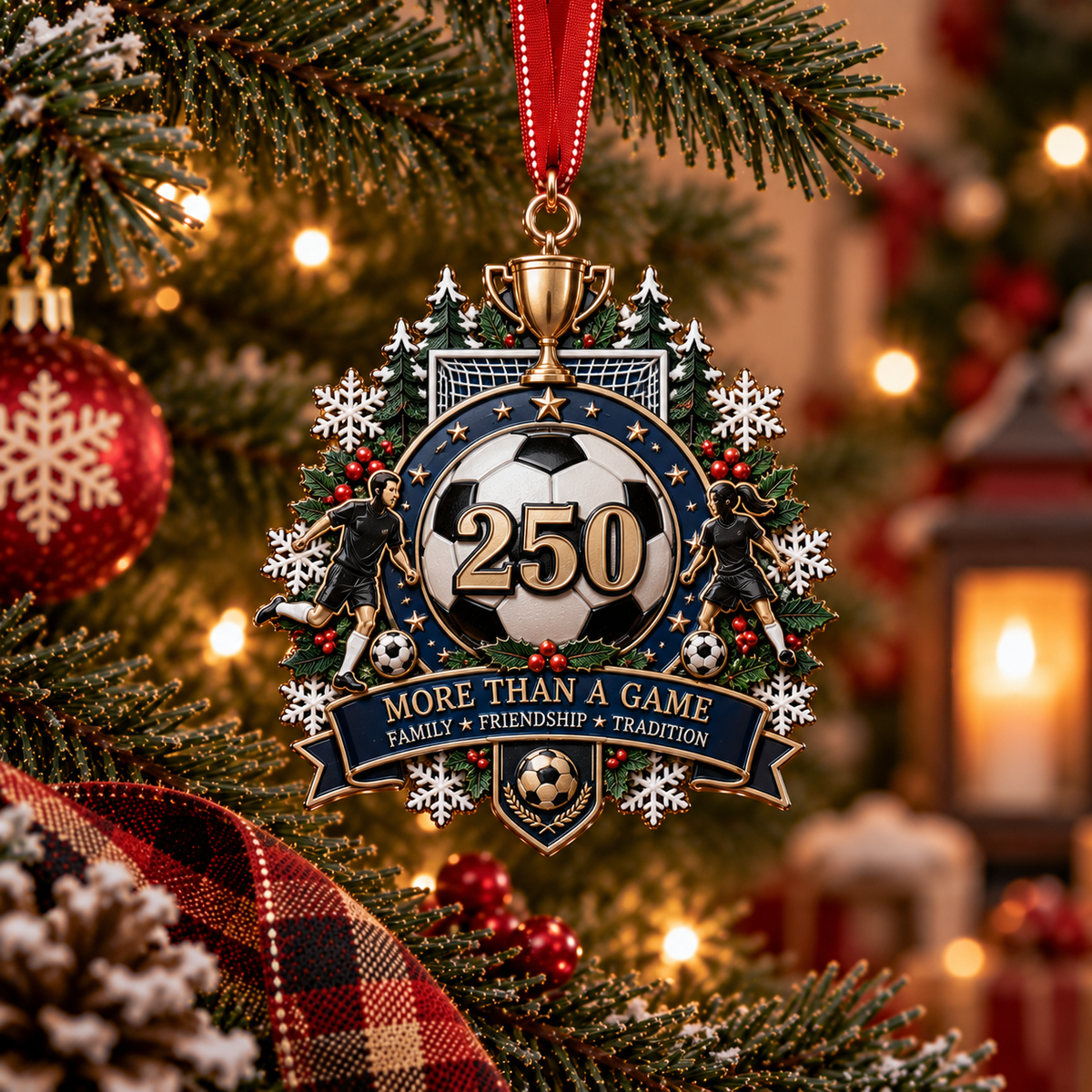 🎉🇺🇸 Limited Edition! 🔥 250th Anniversary Sports Heritage Christmas Ornaments – Keepsake Gifts for Sports Fans 🎄