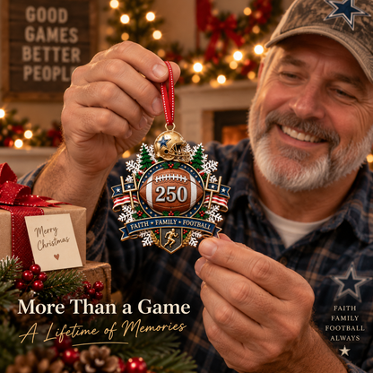 🎉🇺🇸 Limited Edition! 🔥 250th Anniversary Sports Heritage Christmas Ornaments – Keepsake Gifts for Sports Fans 🎄