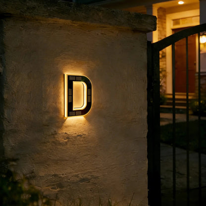 Never Miss a Delivery Again – Solar LED House Numbers (Waterproof & Auto-Illuminated at Night)