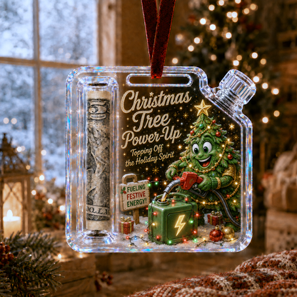 🎉🇺🇸 Limited Edition! 🔥Last 100pcs✨-🎄Christmas Fuel-Up Cash Gift Ornament