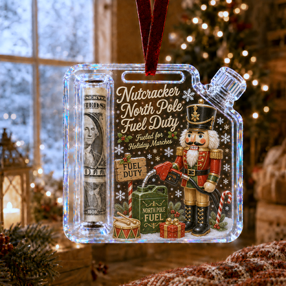 🎉🇺🇸 Limited Edition! 🔥Last 100pcs✨-🎄Christmas Fuel-Up Cash Gift Ornament
