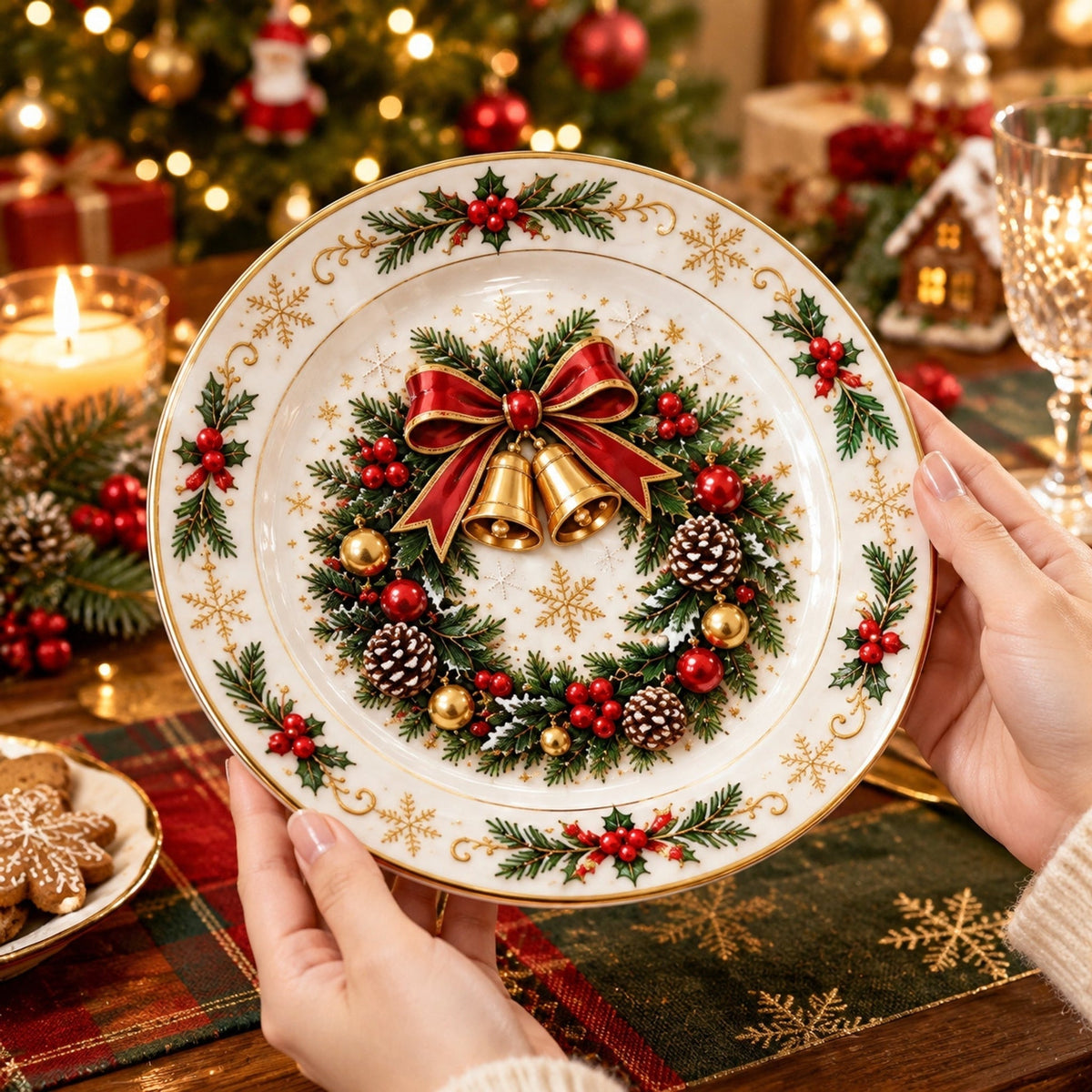 🎅Christmas Dinner Plate Collection – 6 Festive Holiday Designs
