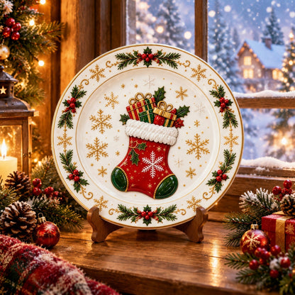 🎅Christmas Dinner Plate Collection – 6 Festive Holiday Designs