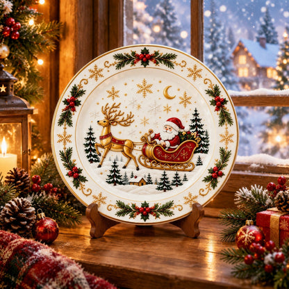 🎅Christmas Dinner Plate Collection – 6 Festive Holiday Designs