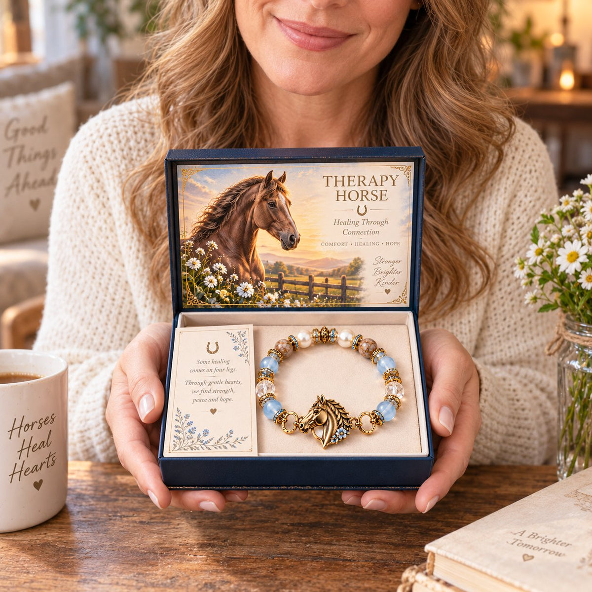 🎉🇺🇸 Limited Edition!🐴 Therapy Horse Healing Bracelet