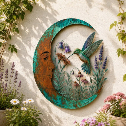 🎉🇺🇸 Limited Edition! 🔥Last 100pcs✨-🎄Dragonfly Moon Wall Decor