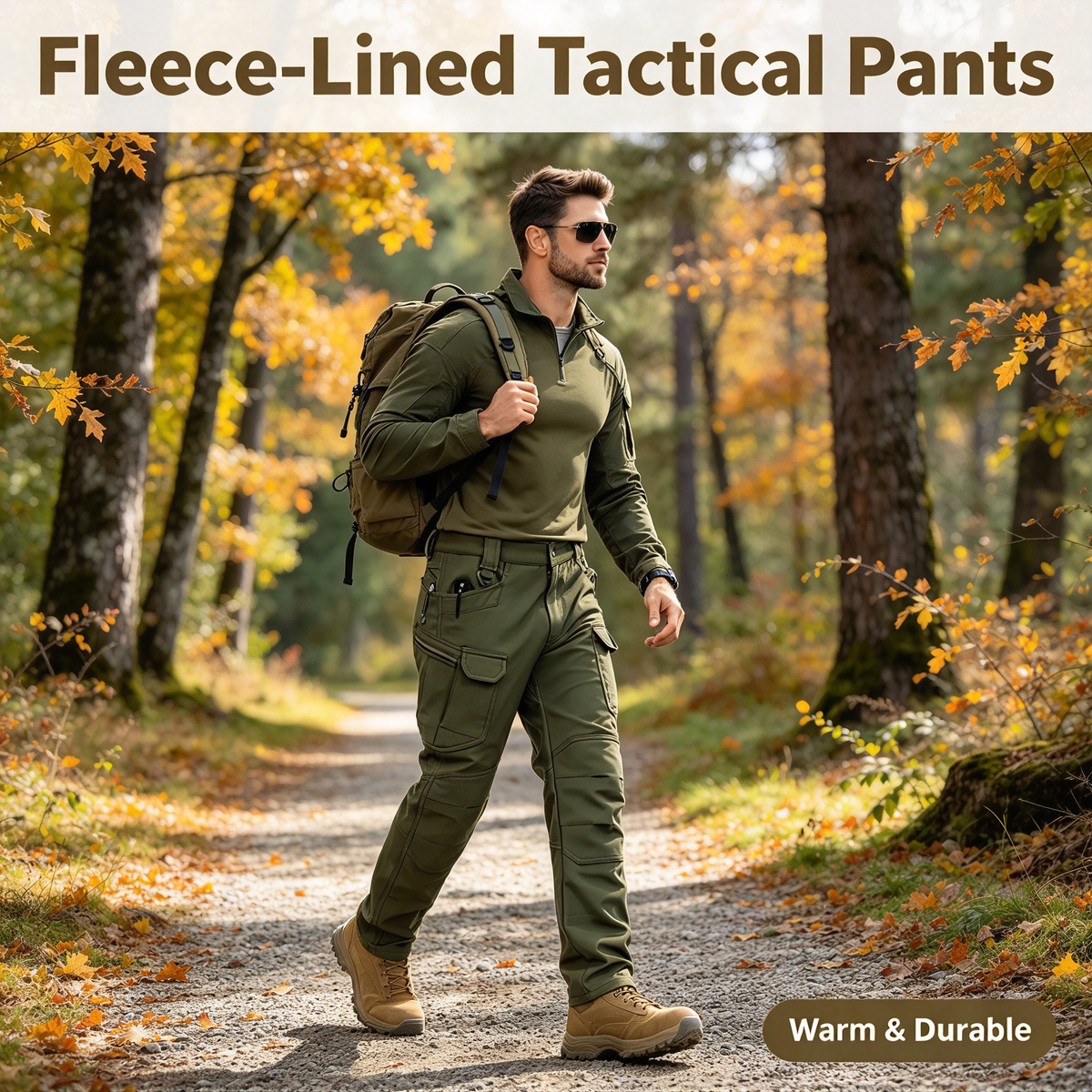 Men's Windproof & Warm Outdoor Military Tactical Pants 👖