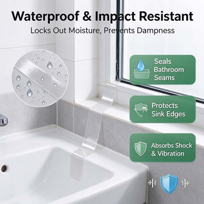 Self-Adhesive Silicone Waterproof Tape (2x33ft) - High-Temperature Resistant, Impact-Resistant 🛠️