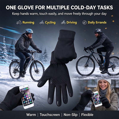 Winter Gloves Women Men Gloves Liners Thermal Warm Touch Screen 🧤