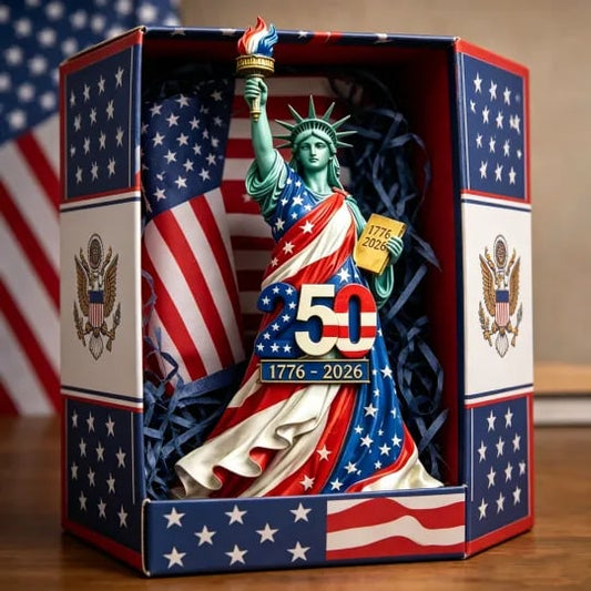 🎉🇺🇸 Limited Edition!🔥🔥Handmade USA 250th Anniversary Statue of Liberty Figurine