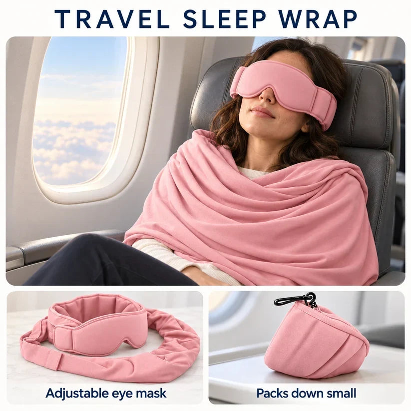 3-in-1 Airplane Sleep Support System - Carry On-Friendly Travel Bedding Accessory Set ✈️