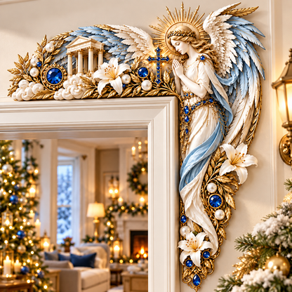 😇 Angel Wing Door Corner Decoration – Guardian Angel Door Frame Topper