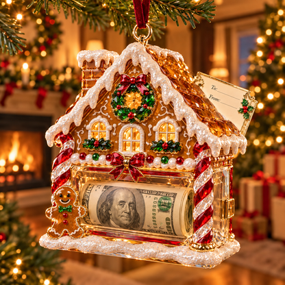 2026 Crystal-Style Christmas Money Holder Ornaments – 20 Festive Designs with Gift Tags