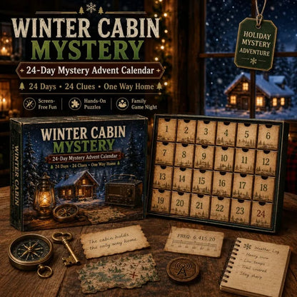 🎉🇺🇸 Limited Edition! 🔥🎁✨24-Day Mystery Adventure Advent Calendar Collection | 24 Clues, Hands-On Puzzles & One Final Reveal