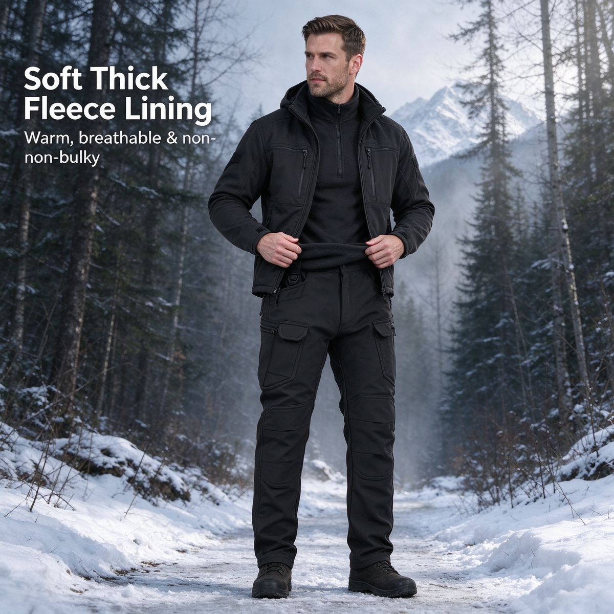 Men's Windproof & Warm Outdoor Military Tactical Pants 👖