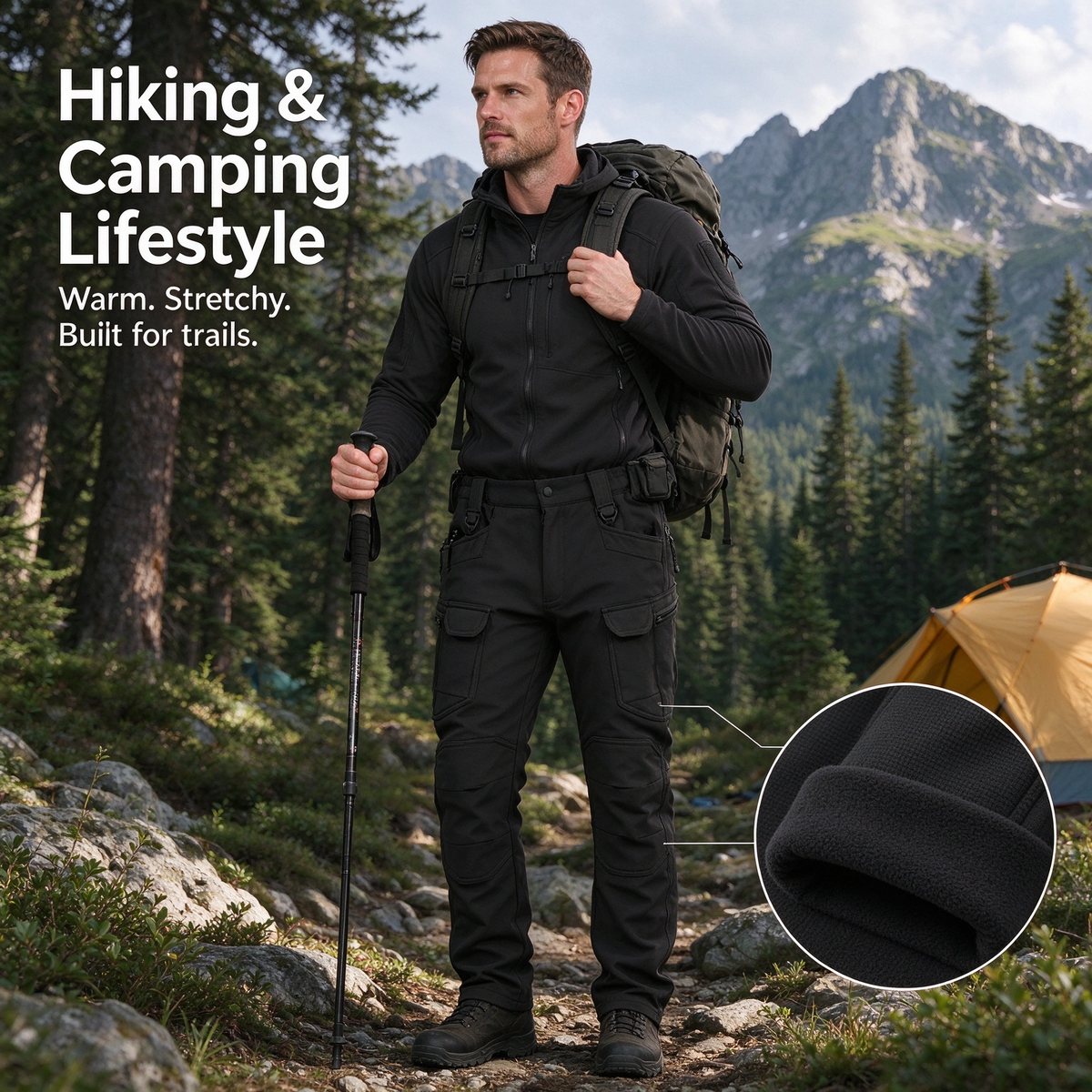 Men's Windproof & Warm Outdoor Military Tactical Pants 👖