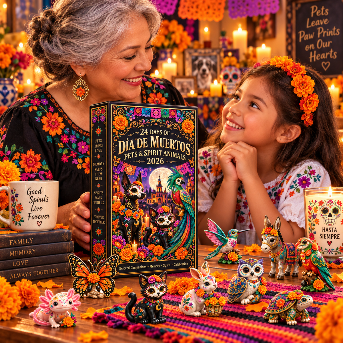 🎉🇺🇸 Limited Edition! 🔥Día de Muertos Pets & Spirit Animals Advent Calendar 2026
