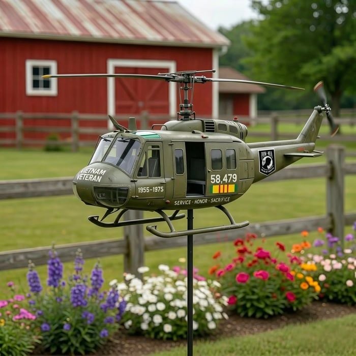 🏆Last Day Promo: 60% OFF 🎖️-Vietnam Veteran UH-1 Helicopter Wind Spinner