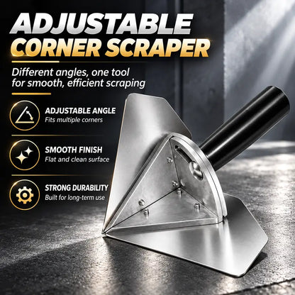 Stainless Interior Corner Finishing Trowel Stainless Steel, Silver Shaped Finishing Tool 🛠️