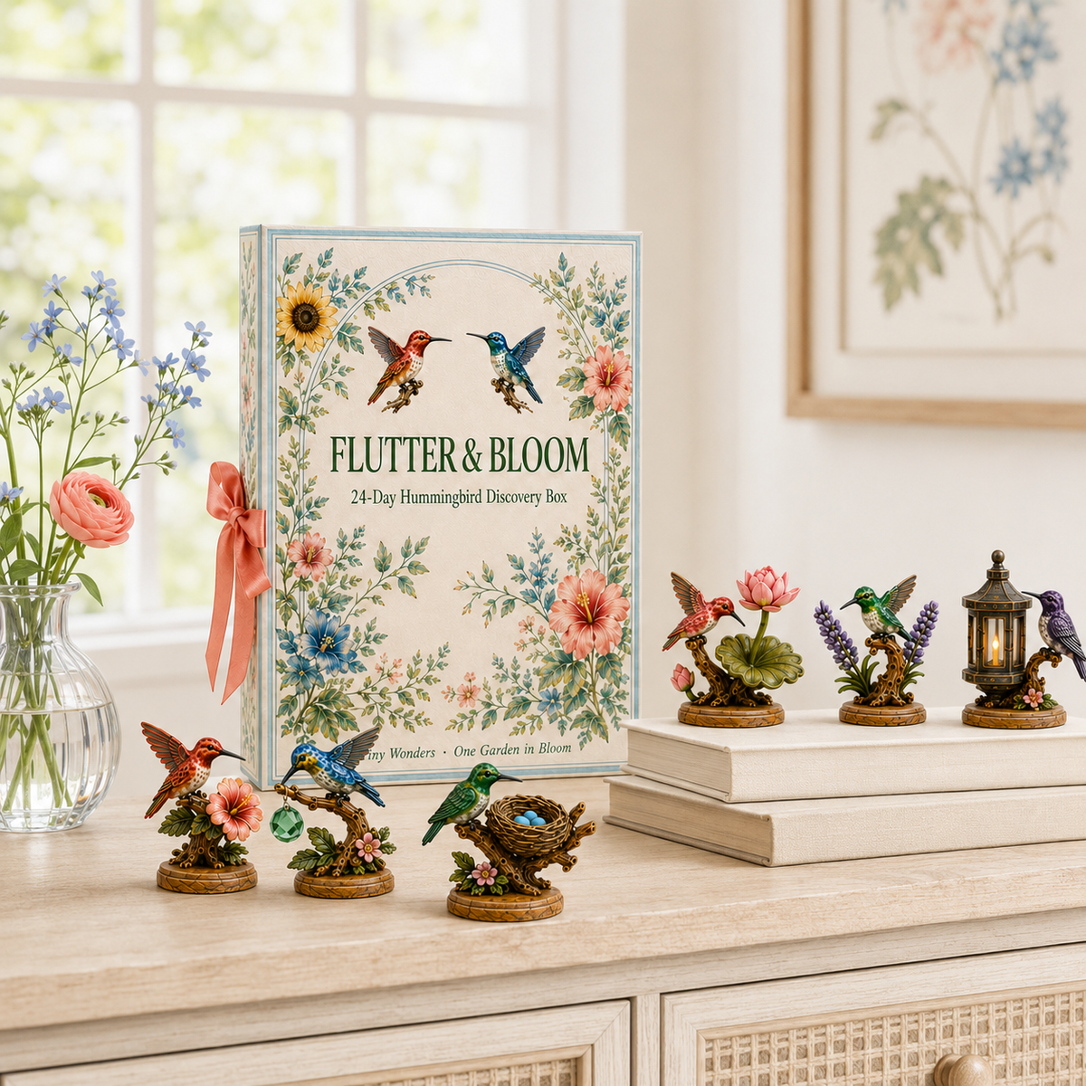 FLUTTER & BLOOM 24-Day Hummingbird Discovery Box
