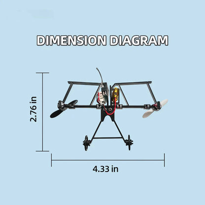 🔥Flash Sale 50% OFF-DIY RC Paper Airplane STEM Kit for Kids & Adults