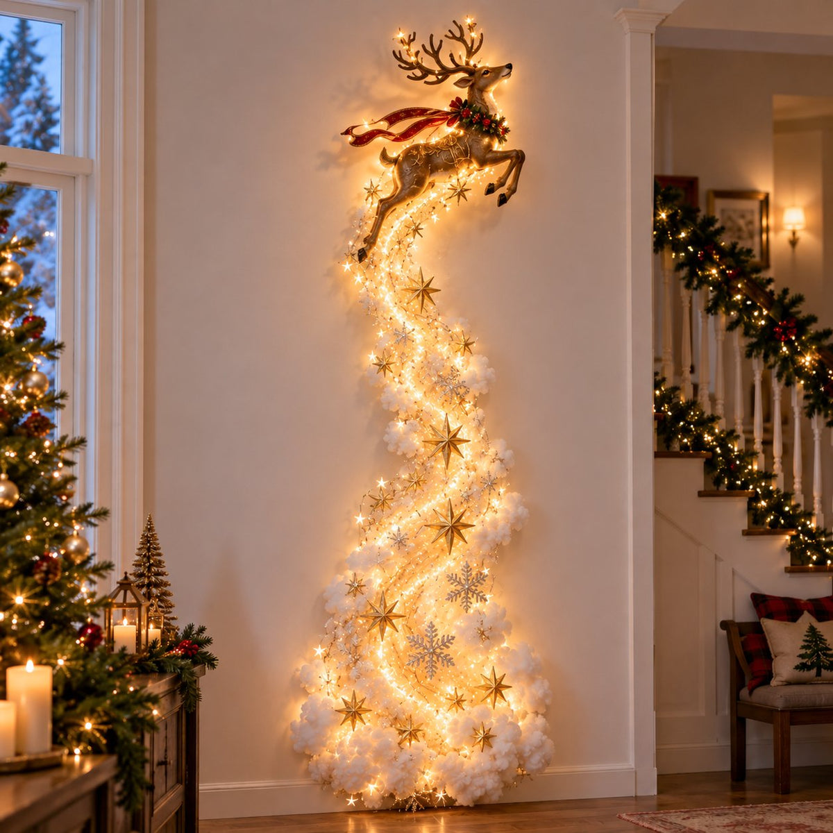 🏠✨Christmas Magic Trail Wall Light - A Little Christmas Magic, Right on Your Wall✨