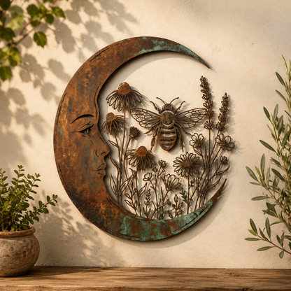 🎉🇺🇸 Limited Edition! 🔥Last 100pcs✨-🎄Dragonfly Moon Wall Decor