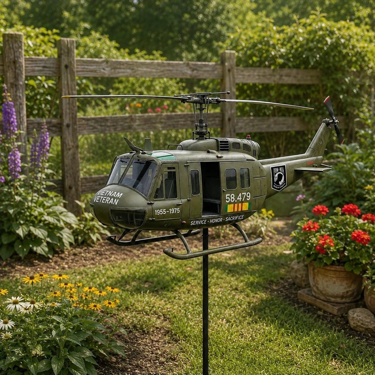 🏆Last Day Promo: 60% OFF 🎖️-Vietnam Veteran UH-1 Helicopter Wind Spinner