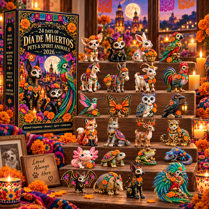 🎉🇺🇸 Limited Edition! 🔥Día de Muertos Pets & Spirit Animals Advent Calendar 2026