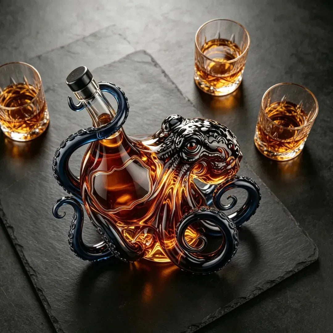 The Rum Edition 3D Octopus Bottle 🐙🥃
