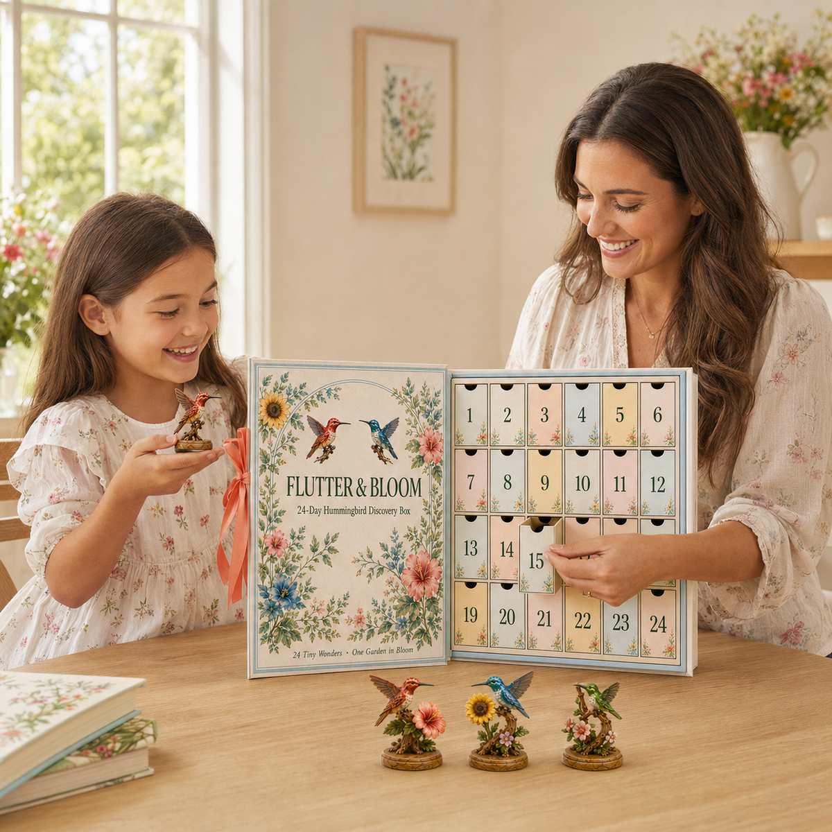 FLUTTER & BLOOM 24-Day Hummingbird Discovery Box