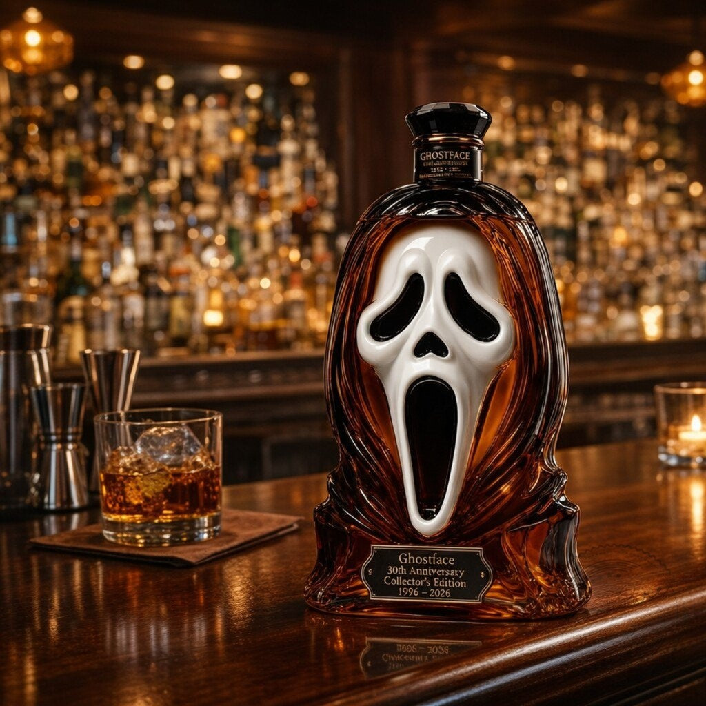 🎉🇺🇸 Limited Edition!🔥🔥👻Ghostface 30th Anniversary 1996 – 2026 Whiskey Bottle