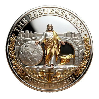 🏆🇺🇸 Limited Edition!🔥✨ Christ Is Risen Memorial Coin — A Symbol of Faith & Hope