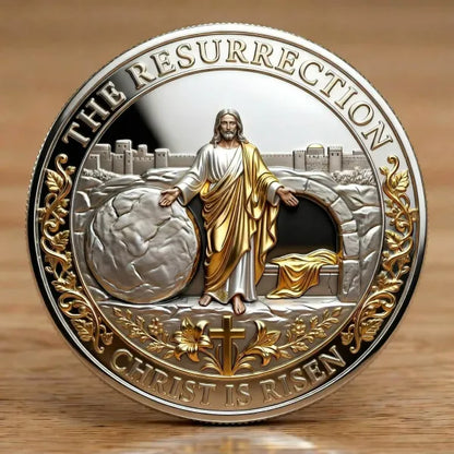 🏆🇺🇸 Limited Edition!🔥✨ Christ Is Risen Memorial Coin — A Symbol of Faith & Hope