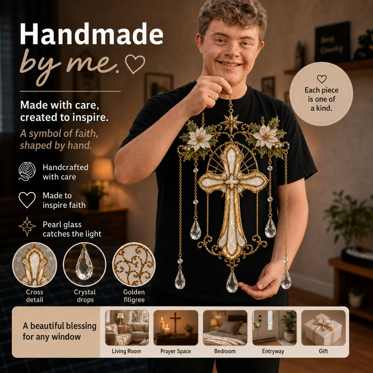 🎉🇺🇸 Limited Edition!🔥🔥 Stained Glass Blessing Collection