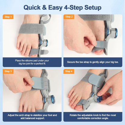 🔥Unisex Bunion Corrector (with Adjustable Knob)