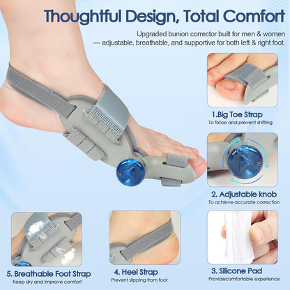 🔥Unisex Bunion Corrector (with Adjustable Knob)