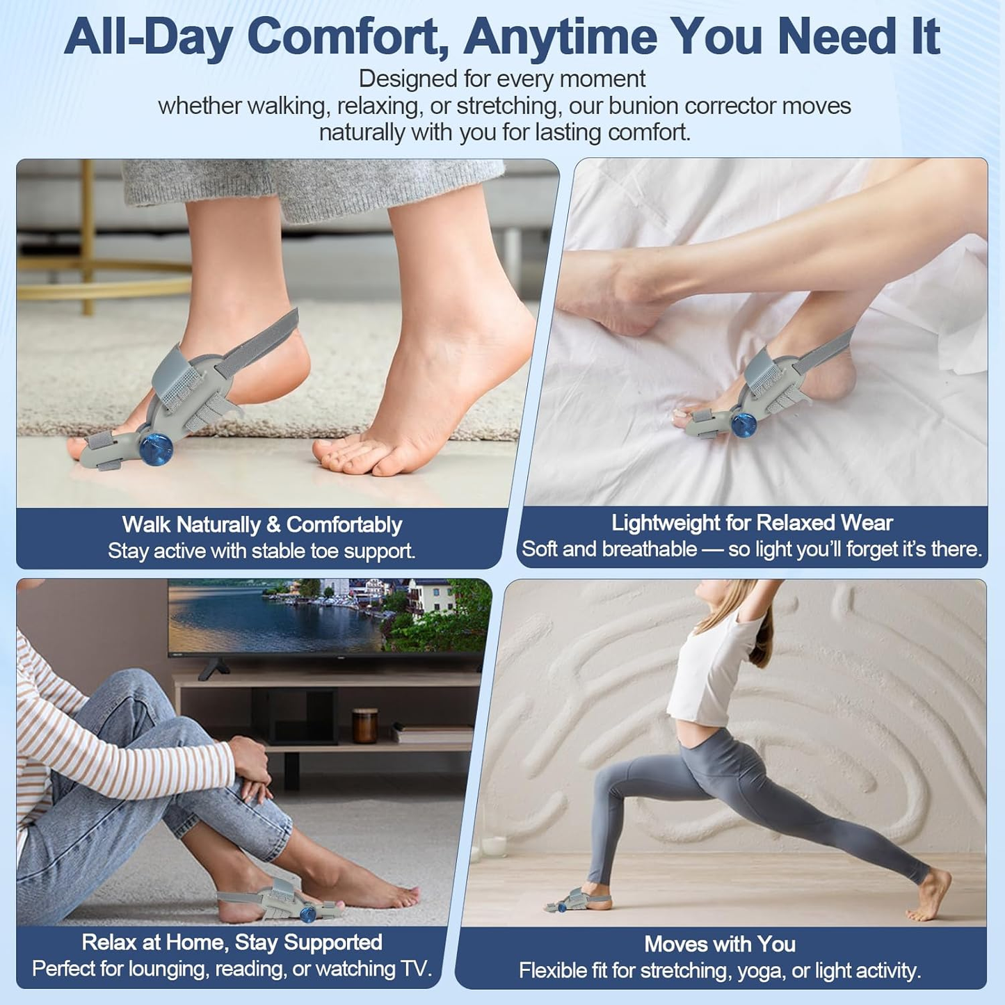 🔥Unisex Bunion Corrector (with Adjustable Knob)