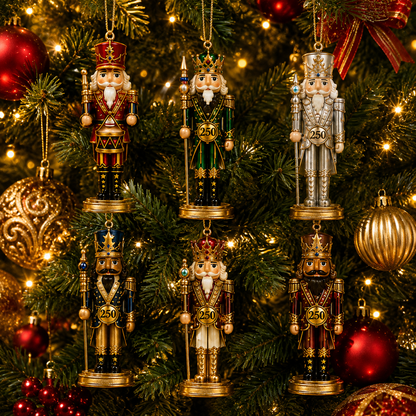 🎉🇺🇸 Limited Edition! 🔥🎁250th Anniversary Nutcracker Christmas Countdown Calendar Blind Box Set
