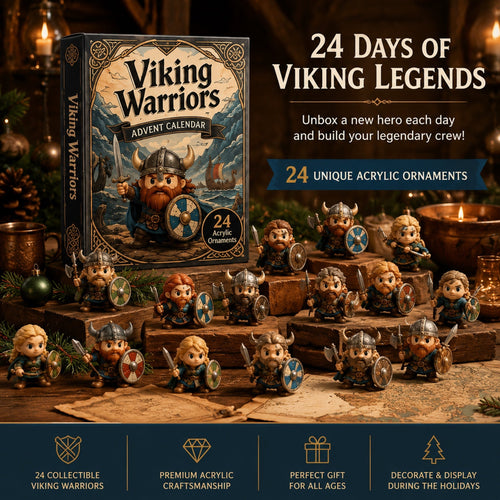 🎉🇺🇸 Limited Edition! 🔥🎁Viking Warriors Advent Calendar 2026