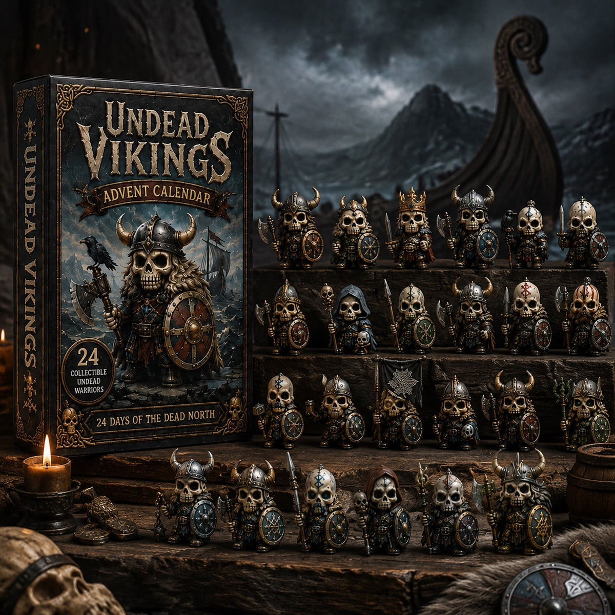 🎉🇺🇸 Limited Edition! 🔥🎁Undead Vikings Advent Calendar 2026