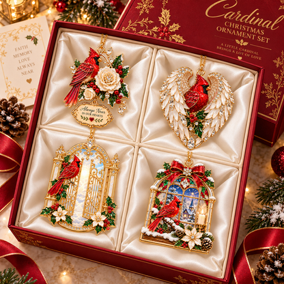 🎅 Cardinal Christmas Ornament – Meaningful Memorial Keepsake