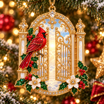 🎅 Cardinal Christmas Ornament – Meaningful Memorial Keepsake