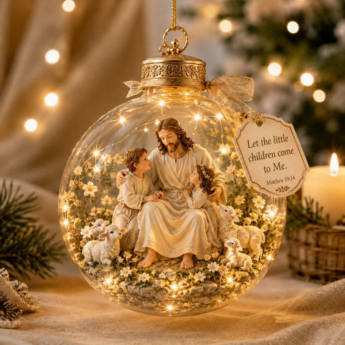🔥Last Day 50% OFF🏆 Illuminated Christian Scripture Keepsake Ornaments