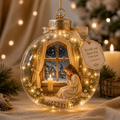 🔥Last Day 50% OFF🏆 Illuminated Christian Scripture Keepsake Ornaments