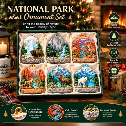 National Parks Ornament Gift Set