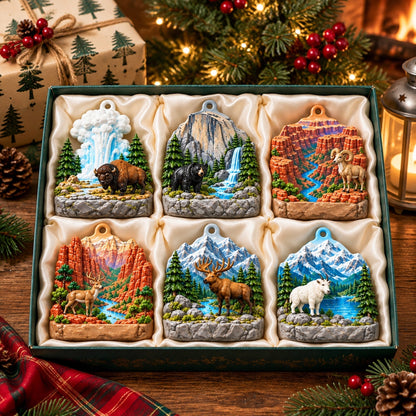 National Parks Ornament Gift Set
