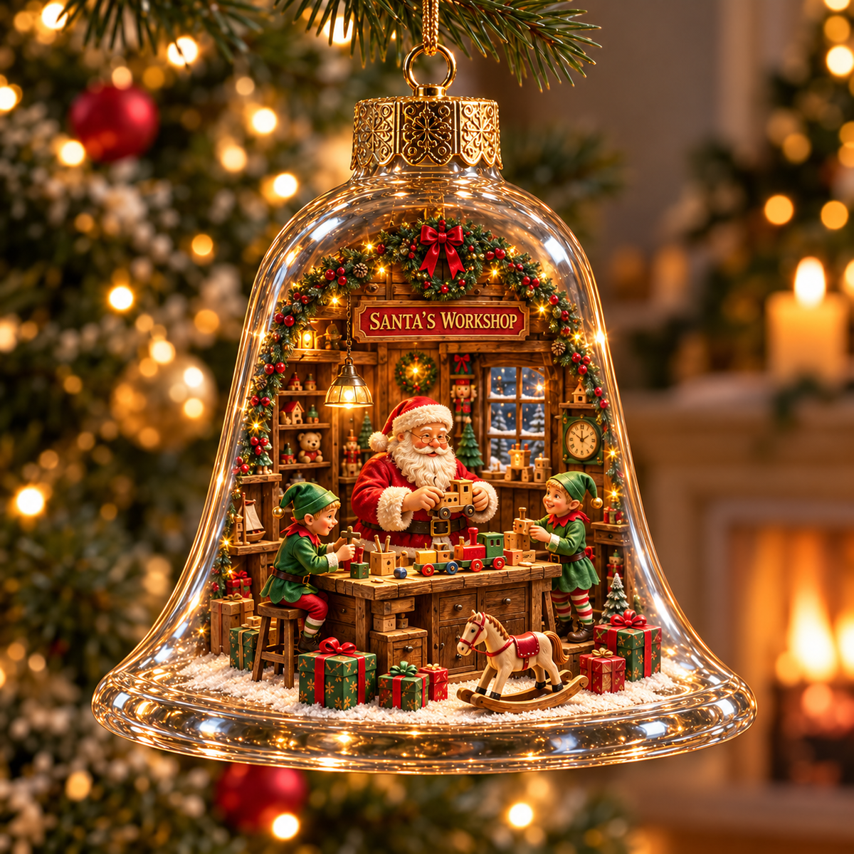 🎁2026 Christmas Wonderland Bell Ornaments.